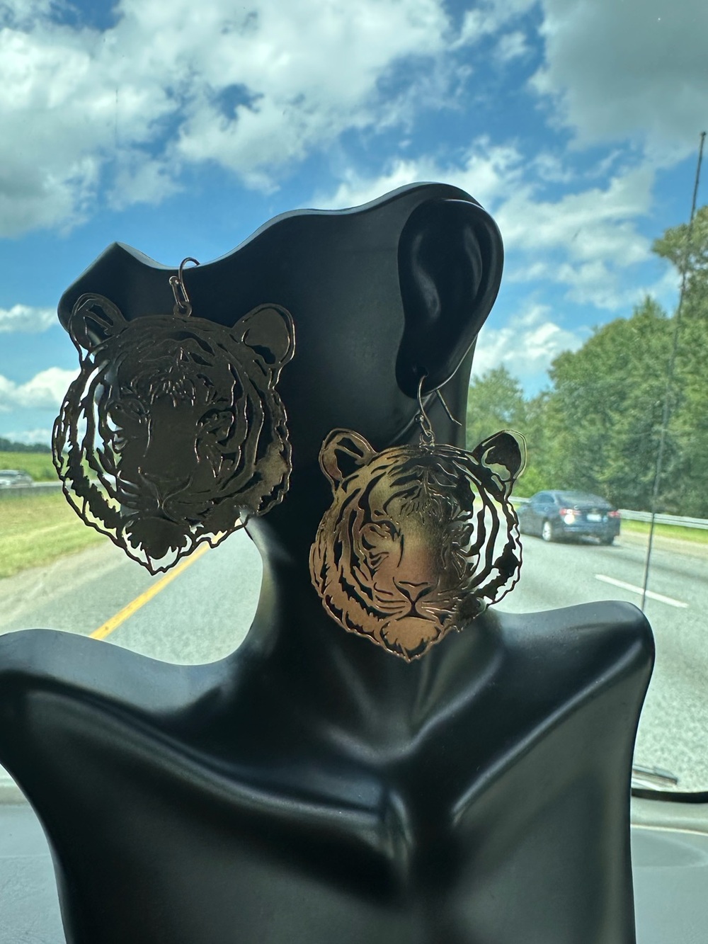 Tigers earrings